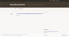 Desktop Screenshot of helgadis.wordpress.com