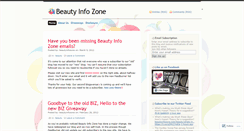 Desktop Screenshot of beautyinfozone.wordpress.com