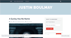 Desktop Screenshot of justinboulmay.wordpress.com