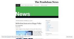 Desktop Screenshot of pendulumnews.wordpress.com