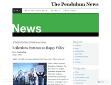 Tablet Screenshot of pendulumnews.wordpress.com