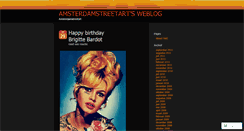 Desktop Screenshot of amsterdamstreetart.wordpress.com