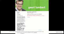 Desktop Screenshot of geertlambert.wordpress.com