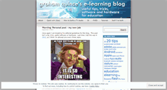 Desktop Screenshot of grahamquince.wordpress.com