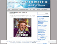 Tablet Screenshot of grahamquince.wordpress.com