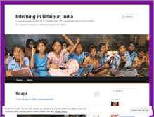 Tablet Screenshot of interninginindia.wordpress.com