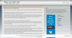 Desktop Screenshot of hiendai.wordpress.com