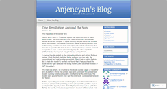 Desktop Screenshot of anjeneyan.wordpress.com