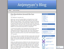 Tablet Screenshot of anjeneyan.wordpress.com