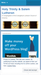Mobile Screenshot of holytrinitybethlehem.wordpress.com