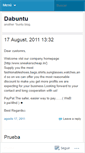 Mobile Screenshot of dabuntu.wordpress.com