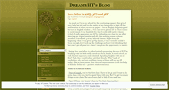 Desktop Screenshot of dreamyht.wordpress.com