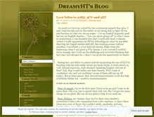 Tablet Screenshot of dreamyht.wordpress.com