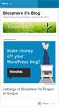 Mobile Screenshot of biosphere3.wordpress.com