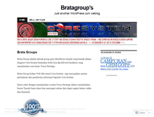 Tablet Screenshot of bratagroup.wordpress.com