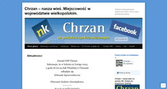 Desktop Screenshot of chrzanwies.wordpress.com