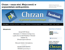 Tablet Screenshot of chrzanwies.wordpress.com