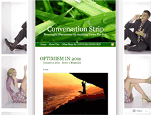 Tablet Screenshot of conversationstrip.wordpress.com