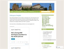 Tablet Screenshot of bergfestamberg.wordpress.com