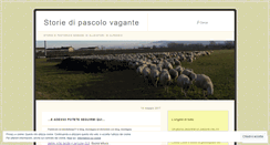 Desktop Screenshot of pascolovagante.wordpress.com