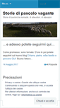 Mobile Screenshot of pascolovagante.wordpress.com