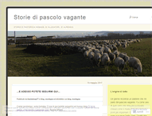 Tablet Screenshot of pascolovagante.wordpress.com