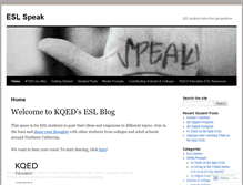 Tablet Screenshot of eslspeak.wordpress.com