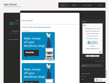 Tablet Screenshot of brandinglabs.wordpress.com