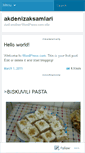 Mobile Screenshot of akdenizaksamlari.wordpress.com