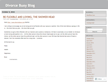 Tablet Screenshot of divorcebuoy.wordpress.com