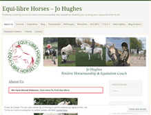Tablet Screenshot of equilibrehorses.wordpress.com