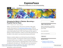 Tablet Screenshot of expresspeace.wordpress.com