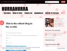 Tablet Screenshot of hurrahurra.wordpress.com
