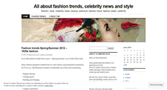 Desktop Screenshot of glamourchick.wordpress.com