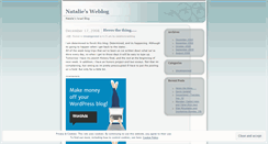 Desktop Screenshot of nataliesisraelblog.wordpress.com