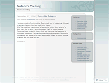 Tablet Screenshot of nataliesisraelblog.wordpress.com