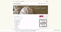 Desktop Screenshot of lynnioknits.wordpress.com