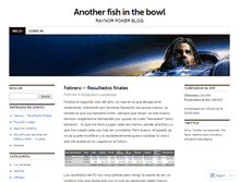 Tablet Screenshot of anotherfishinthebowl.wordpress.com