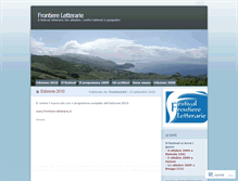 Tablet Screenshot of frontiereletterarie.wordpress.com
