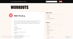 Desktop Screenshot of phitworkouts.wordpress.com