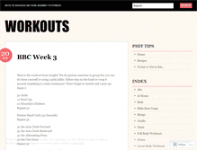 Tablet Screenshot of phitworkouts.wordpress.com