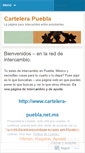 Mobile Screenshot of cartelerapuebla.wordpress.com