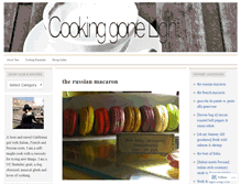 Tablet Screenshot of cookinggonelight.wordpress.com