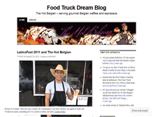 Tablet Screenshot of foodtruckdream.wordpress.com