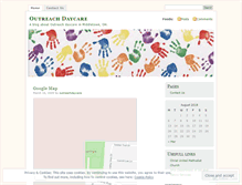 Tablet Screenshot of outreachdaycare.wordpress.com