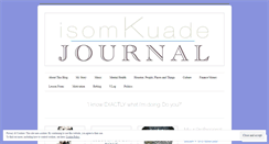 Desktop Screenshot of isomkuade.wordpress.com