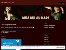 Tablet Screenshot of missdebonair.wordpress.com