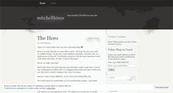 Desktop Screenshot of mitchellhines.wordpress.com
