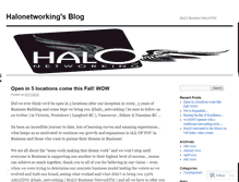 Tablet Screenshot of halobusinessnetwork.wordpress.com