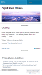 Mobile Screenshot of fightclubhikers.wordpress.com